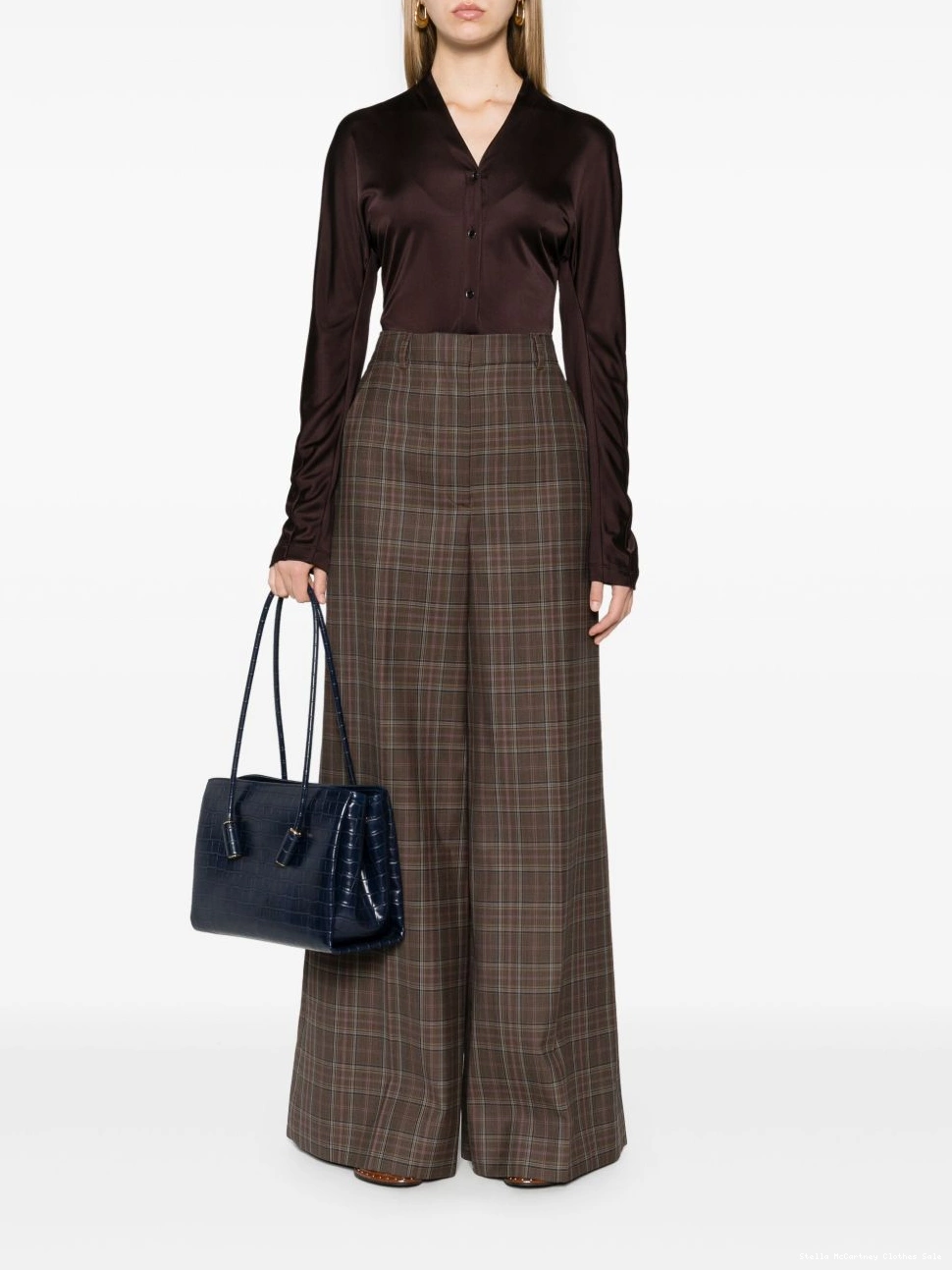Affordable Stella pants palazzo McCartney checked Women 0712